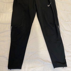 Nike Phenom Knit Running Tight Pants Size Medium Men Black Reflective BV4813 010
